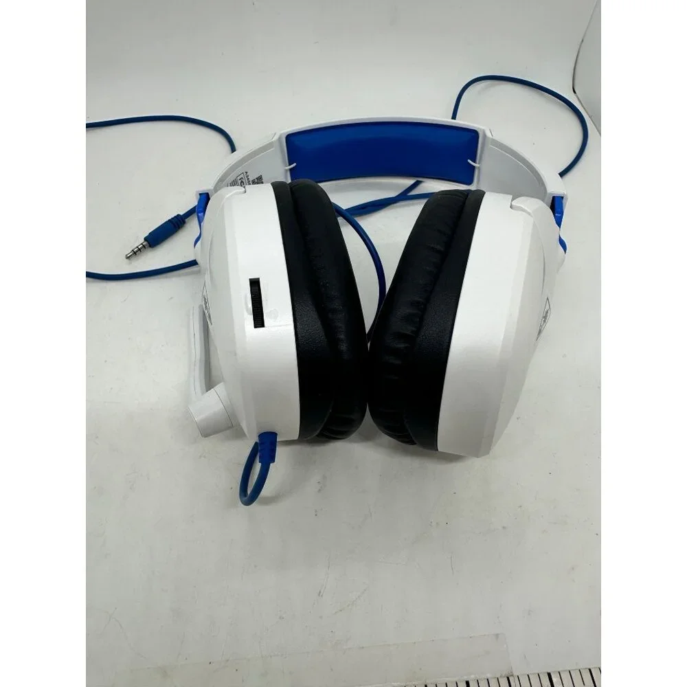 Turtle Beach Recon 70 Wired Gaming Headset 3.5mm Jack White/Blue Over-Ear Noise-